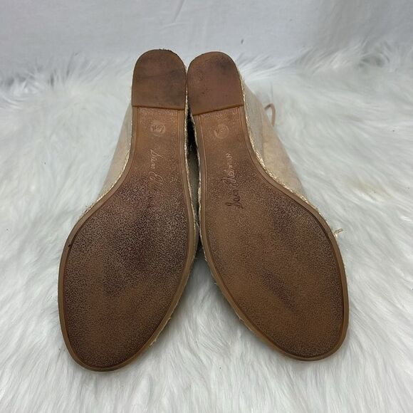 Sam Edelman Harriet Tan Suede Wedge Platform Sandals Sz 6.5 - Picture 6 of 7